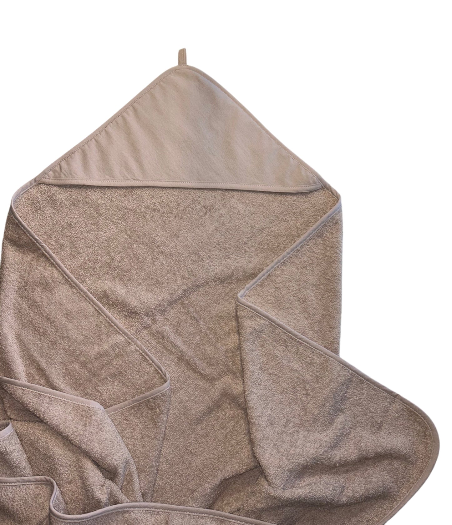 Kapuzenhandtuch mit Name | Löwe | Sand