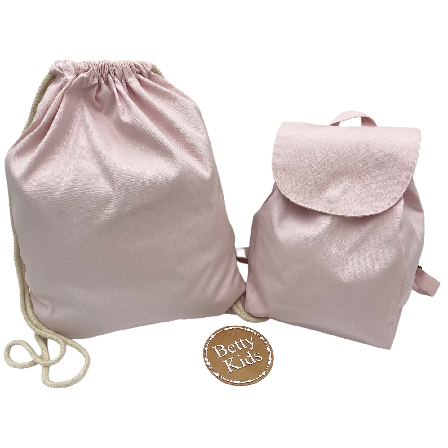 Kinder Rucksack mit Namen rosa