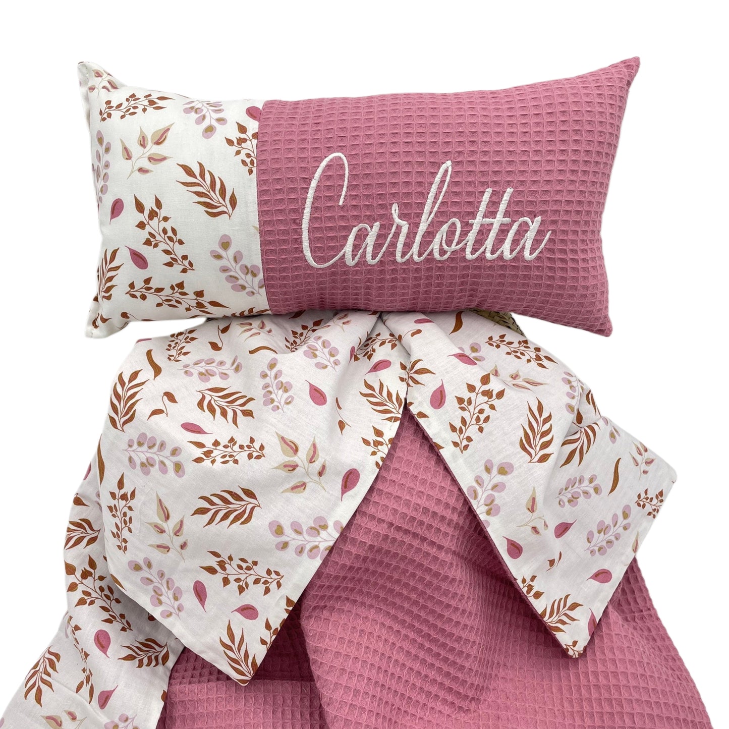 Babydecke mit Name Beere, Waldbeere