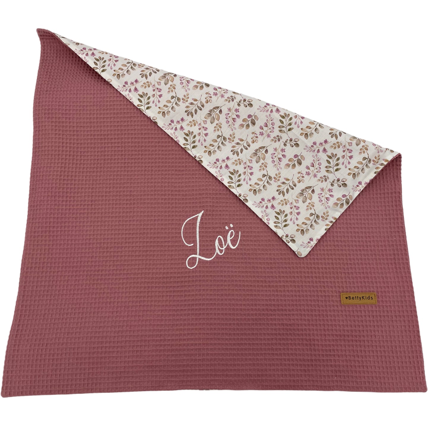 Babydecke mit Name Mauvi