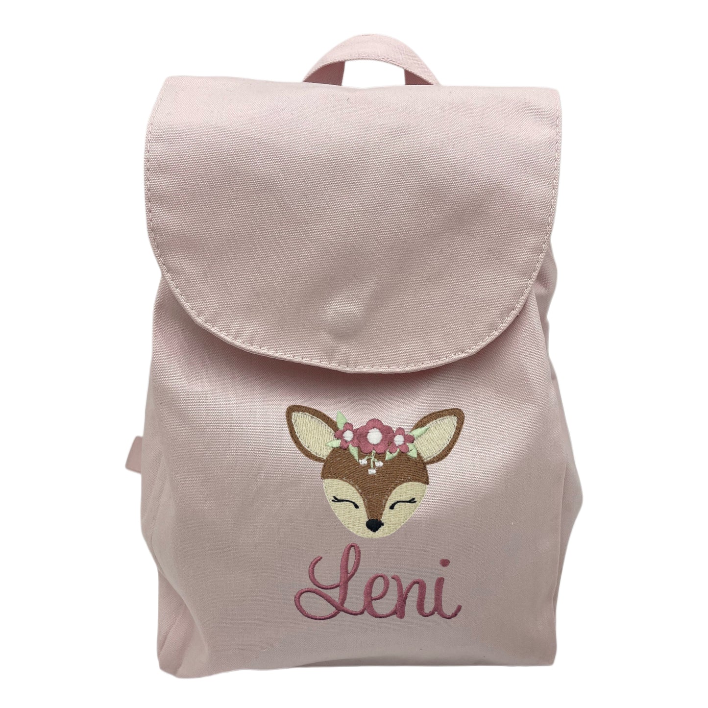 Kinder Rucksack mit Namen rosa