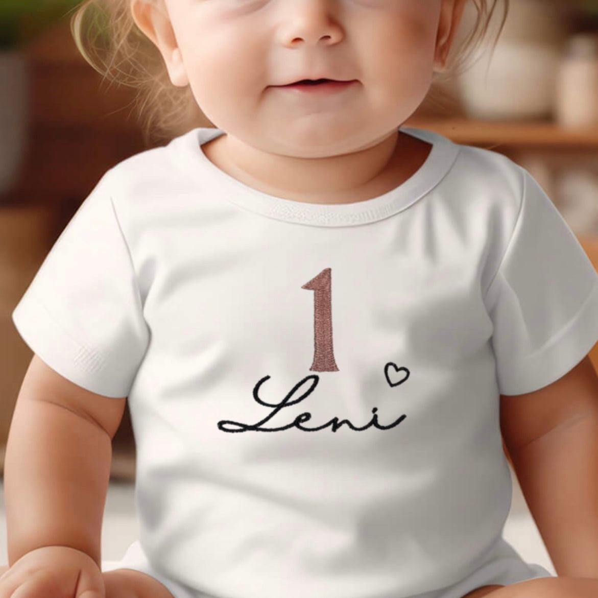 Geburtstags T-Shirt mit Name 1 Jahr