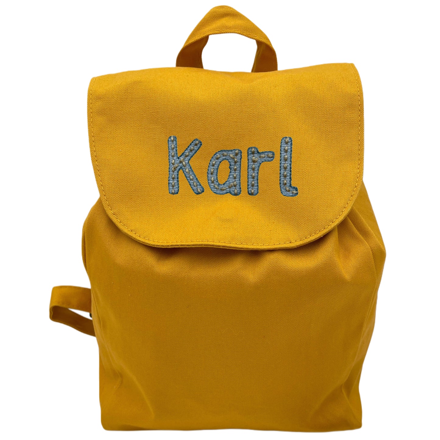 Kinder Rucksack mit Namen gelb