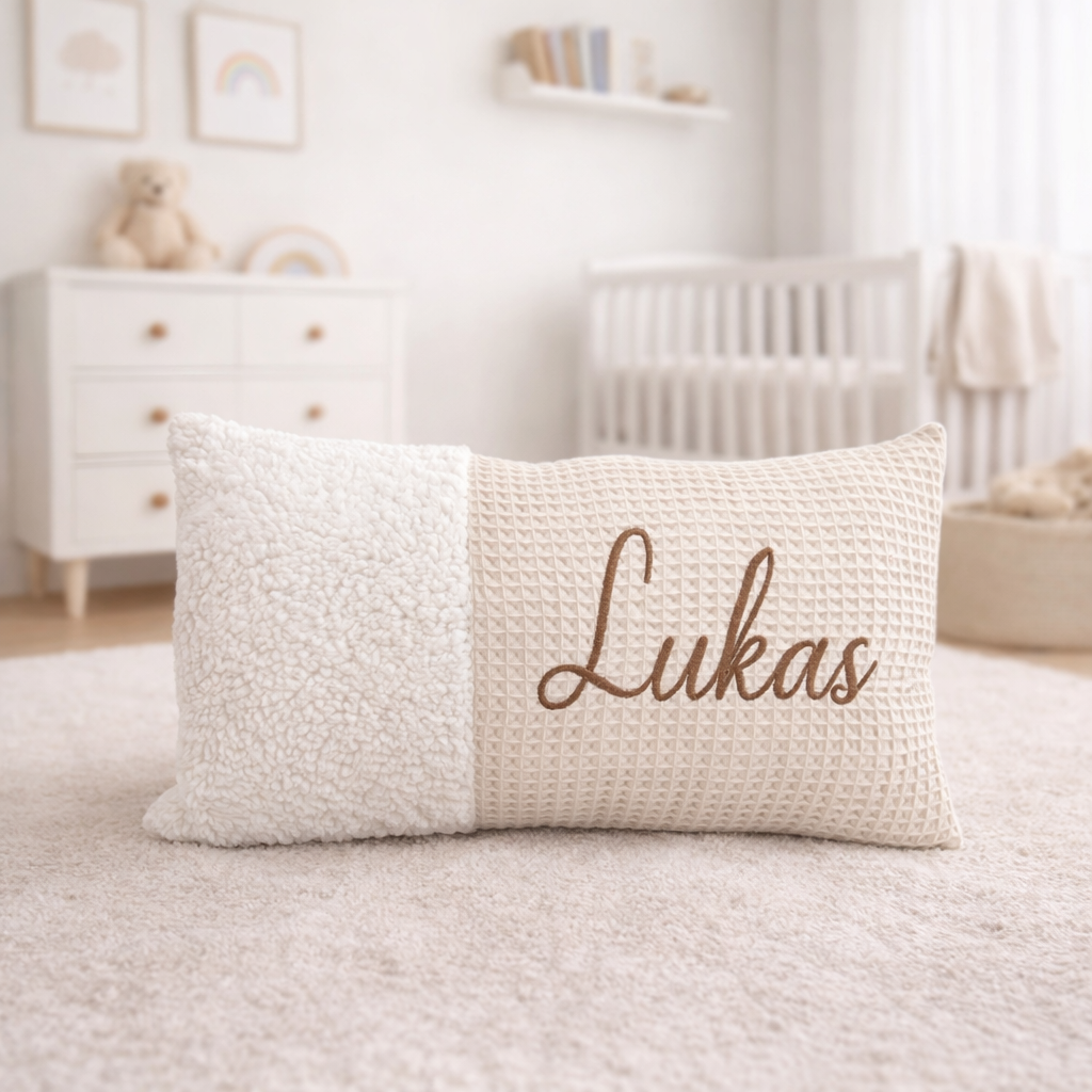 Baby Kissen  mit Name l 13 Farben l Kuschelkissen