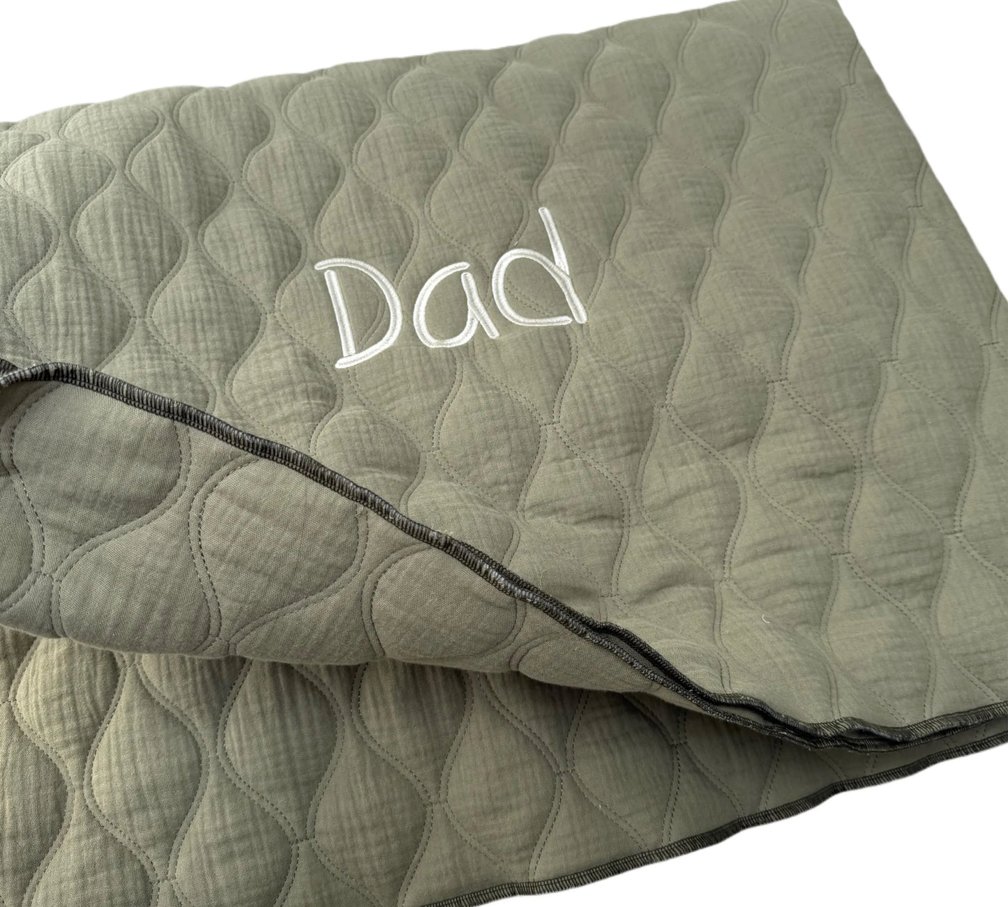 Baby Bettdecke mit Name personalisiert Sommerdecke, Schmusedecke, Kinderwagendecke, Kuscheldecke